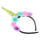 thumbnail image 4 of Precioso Cuerno Flor Diadema Animal Adultos De Cumpleaños Disfraces Verde BLESIY Diadema de flor de unicornio, 4 of 8