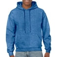 thumbnail image 1 of Gildan Mens Heavy Blend Hooded Sweatshirt, 3XL, Heather Sport Royal, 1 of 2