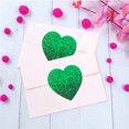 thumbnail image 7 of HCTSHG 500 Pieces 1.5 Inch Valentine's Day Stickers Roll - Green Heart Stickers Self-Adhesive Love Decorative Seal Labels for Valentines Day or Wedding Decorations Accessories Party Favor Supplies, 7 of 7