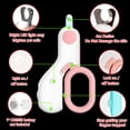 thumbnail image 2 of Gegong 5Pack Flea Comb for Cats, Pet Lice Comb Set, Pet Tear Stain Remover Comb Stainless Steel Round Head Comb with Pet Nail Clippers(Pink), 2 of 7