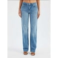 thumbnail image 2 of Mid Rise Straight Leg Jeans, 2 of 5