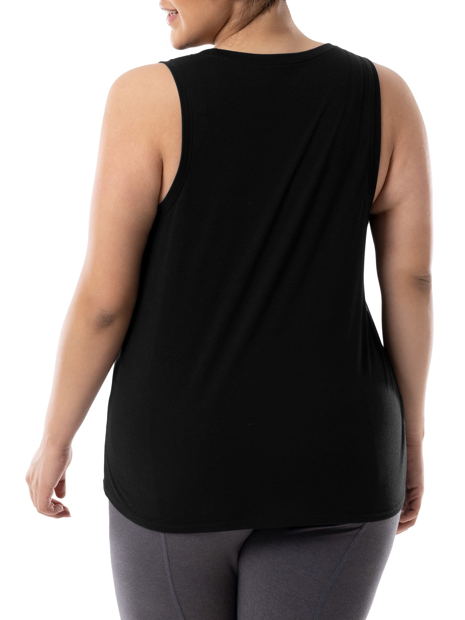 Athletic Works Women's Plus Graphic Tank Bundle, 2-pack