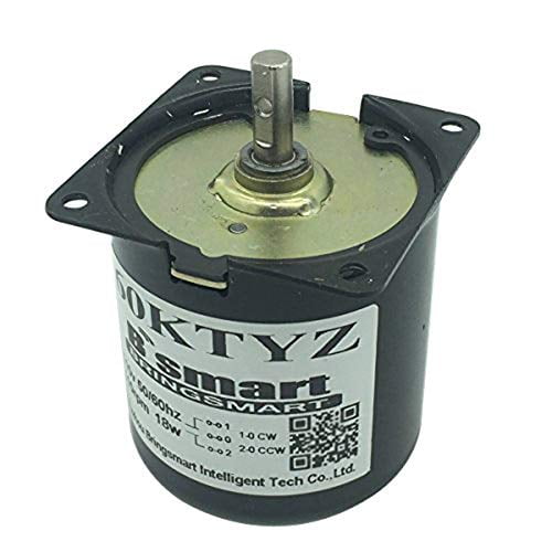 Bringsmart 60ktyz 110V 110rpm Ac Motor Low Noise Gearbox Electric Motor Barbecue High Torque 110V Synchronous AC Reduction Motor