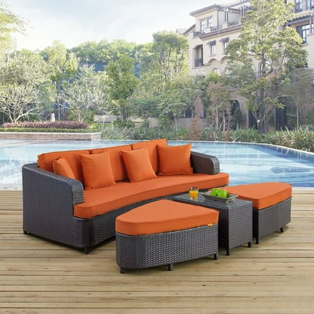 Modway Monterey 4 Piece Outdoor Patio Sofa Set Multiple Colors