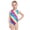 Multicolour-d, variant on Uobin Girls Swimsuits Two Piece Size 10-12 Soft Tropical Style Bathing Suit Girl's Holiday Swimwear