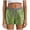 Green, variant on felwors Women's Black Sequin Shorts with Gingham Waistband 2026 Trendy Retro Party Shorts for Night Out Streetwear（Green， L）