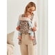thumbnail image 4 of Portabebés BabyBjörn Beige Leopardo de Algodón, 4 of 5