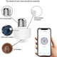 thumbnail image 2 of 3 Paquete de Adaptador de Enchufe de Bombilla Inteligente Tuya Smart Life Wifi E27 Soporte de Base de Lámpara de Interruptor para Google Home, 2 of 10