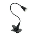 thumbnail image 1 of Simple Designs 1W LED Lampe de Bureau à Clip Col de Cygne, Noir, 1 of 4
