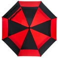 thumbnail image 4 of Weather Station Double Canopy Golf Rain Umbrella Black Red, 4 of 4