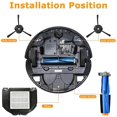 thumbnail image 2 of Replacement Parts Set for Robot Vacuum RV2310 RV2310AE AV2310 AV2310AE RV2300 RV2300S RV2320S UR2350AE, 2 of 5