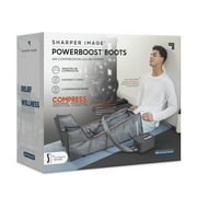 Sharper Image® Powerboost™ Boots, Air Compression with 5 Modes & 5 Intensity Levels, Size S/M