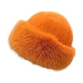 thumbnail image 3 of Gorro cosaco, gorro ruso, cómodo gorro Y2K, resistente al viento, cálido y abrigado. Naranja, 3 of 9