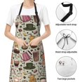 thumbnail image 6 of Lsque Coffee pots cup Waterproof Apron Chef Aprons for Men Heavy Duty Chemical Work Apron Extra Long Grilling Aprons with Adjustable Bib Apron, 6 of 9
