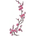 thumbnail image 6 of Forautely 4 Pcs Vintage Plum Blossom Iron on Patches, Embroidery Flower Vines Sew On Appliques for Wedding Dress Repair DIY Craft,Coffee-Pink, 6 of 9