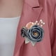 thumbnail image 4 of Ramo de rosas hecho a mano, ramillete de flores artificiales para ceremonia, cena formal nuevo-gris, 4 of 9