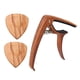 thumbnail image 1 of Nueva Guitarra Capo Clamp \u0026 Picks Para Guitarra Acústica Eléctrica Modulación Capo Madera de olivo CUTICAT Púas y cejilla de guitarra, 1 of 8