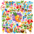 thumbnail image 1 of 35pcs-50pcs Hawaiian Stickers Tropical Summer Stickers Fun Beach Decals for Laptops Suitcase Phone, 1 of 5