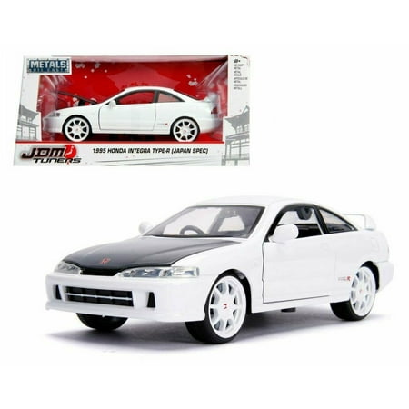 - JADA 1:24 W/B - METALS - JDM TUNERS - 1995 HONDA INTEGRA TYPE-R (JAPAN SPEC) (WHITE) 30931