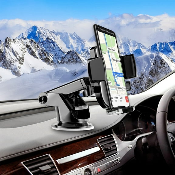 VANLOFE Phone Mount for Center Console & Windshield Cell Phone Holder Car Hands Phone Holder Mount for Smartphone Cell Phone Automobile Cradles Universal