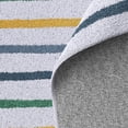 thumbnail image 4 of Mainstays Kids Tufted Yellow and Green Stripe Washable Area Rug, 5' x 7', 4 of 6