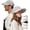 Gray-blue, variant on Sunscreen Baseball Hat, 2 Pack UPF Protection Wide Brim Uv Cap for Men Women, Lightweight Outdoor with Velcro
