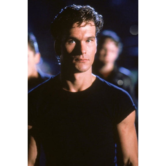 Patrick Swayze in The Outsiders in black t-shirt 24x36 Poster