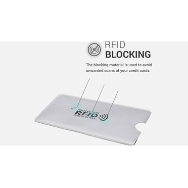 20 RFID Blocking Sleeves Credit Card Protector Holder Theft Protection Secure