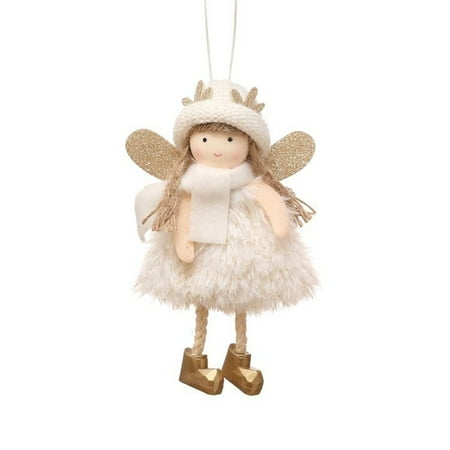 

Christmas Angel Plush Doll Pendant Xmas Tree Hanging Ornaments Party Decoration