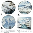 thumbnail image 3 of Designart "Arctic Serenity Alaska II" Winter Landscape Floater Framed Canvas Print, 3 of 7