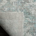 thumbnail image 4 of SAFAVIEH Windsor Malvina Traditional Area Rug, Light Grey/Aqua, 3' x 5', 4 of 7