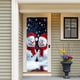 thumbnail image 3 of Cubierta decorativa para puerta con muñeco de nieve navideño Tapiz decorativo Cortina para puerta de fiesta navideña Tapiz Cubierta para puerta Decoración para fiesta navideña, 3 of 7