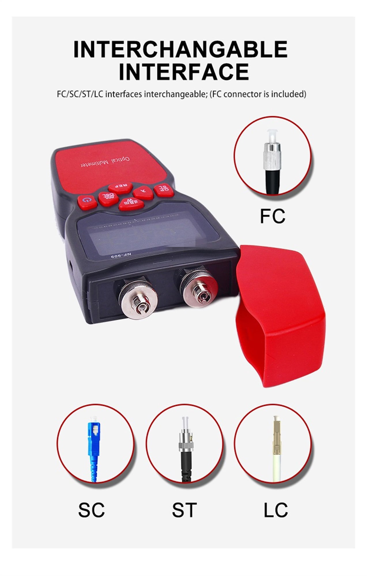2-IN-1 Power Meter + Light Source Mini Portable Digital Multimeter Fiber Optical Power Meter And Light Source ,Fast Responses