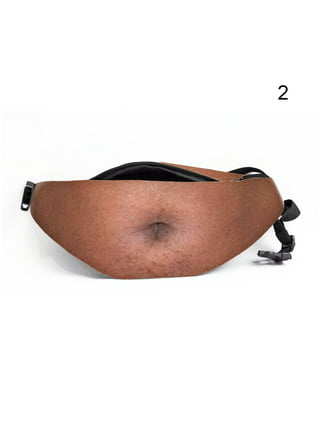 Hairy Belly FANNY PACK Novelty Dad Bag Body Waist Bags 15x7 inch