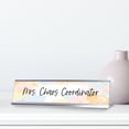 thumbnail image 2 of Mrs Chaos Coordinator, Light Pastel Novelty Office Gift Desk Sign (2 x 8"), 2 of 3