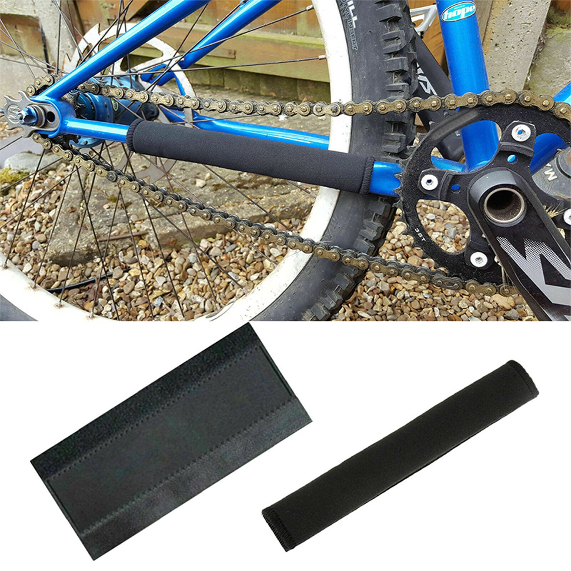 2x Mountain Road Bike Chain Protection Plastic Posted Protector Chains Guard New