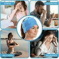 thumbnail image 5 of Aculief Headache and Migraine Relief Hat - Cold Packs, Relaxation  – Light Blue, 5 of 8