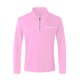 thumbnail image 4 of Men's Long Sleeve Zipper Lapel Shirt Solid Casual Top 3XL, 4 of 4