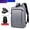 9007 Light Gray, variant on Cross-border In Stock Wholesale Men's Fashion Backpack Casual Travel Backpack Commuter Large Capacity Bag,9003 Blue
