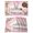 LightPink, variant on Easter Placemats Set of 12, Spring Farmhouse Watercolor Bunny Flower Wood Grain Placemats for Dining Table, Place Mats for Kitchen Tabletop, Waterproof Wipeable Dining Table Mats Set