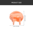 thumbnail image 3 of 6pcs Silicone Earbuds with Strap Nose Protection Swimming Accessory for Kids and Adult 4pcs, 3 of 6