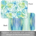 thumbnail image 6 of CounterArt "Isla Mona Shells" 4 Pack Reversible Flexible Plastic Table Place Mats, 6 of 8