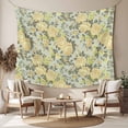 thumbnail image 2 of Yellow Rose Large Tapestry for Bedroom Wall Hanging Tapestry,Farmhouse Romantic Botanical Floral Flowers Ceiling Backdrop Tapestries Poster Blanket Wall Decor for Teens Room Living Room 85" x 90", 2 of 8