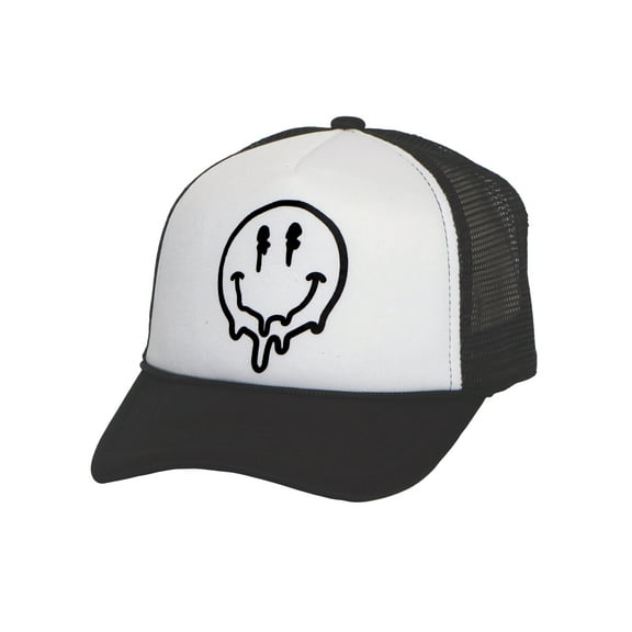 Top Headwear Smile Hat Drip - Snapback Trucker Hat White/Black