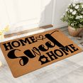 thumbnail image 4 of Home Sweet Home Doormats Welcome Front Door Mats for Entryway Mat Non Slip Resist Dirt Enter Rugs for Entrance Anti-Slip PVC Backing 17.5" x 29.5", 4 of 4