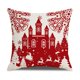 thumbnail image 4 of Adorno navideño, juego de 4 fundas de almohada navideñas, funda de almohada navideña con cuadros rojos de búfalo para sofá, decoración para el hogar, sala de estar, dormitorio, almohada decorativa de, 4 of 4