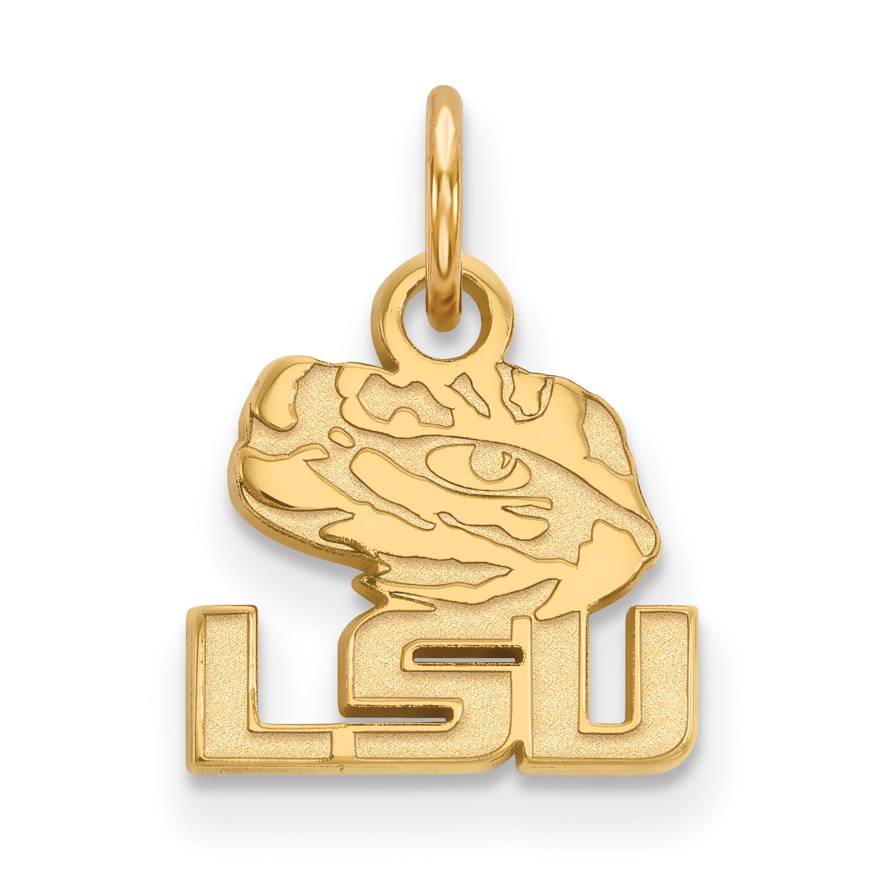 Gold-Plated Sterling Silver Jacksonville State University Large LogoArt Pendant