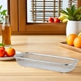 thumbnail image 4 of QUMIIRITY 2Pcs Practical Design Mesh Basket For Dishwasher Stainless Steel Storage, 4 of 8