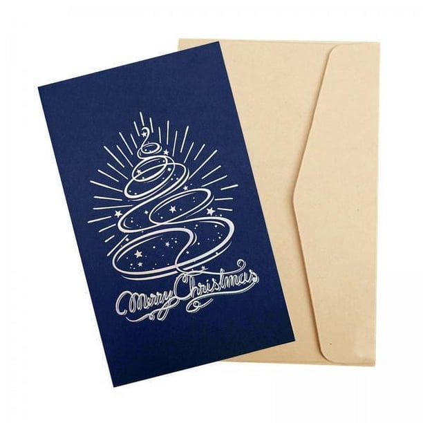 Tarjeta de felicitación,Tarjeta de Navidad Festival Tarjeta de Año Nuevo Regalos,Tarjetas de felicitación de vacaciones de invierno con sobres,Tarjeta de felicitación navideña con