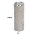 thumbnail image 4 of NIBOLOG 20oz/600ml Water Bottle Creative Leak-proof Stainless Steel Rhinestone Studded Straw Cup Household Supplies, 4 of 8